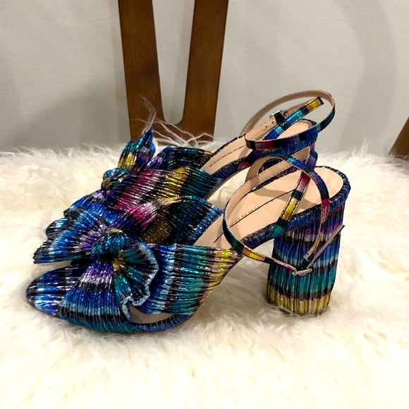 💥 LOEFFLER RANDALL Camellia Bow Sandal - Sz 37